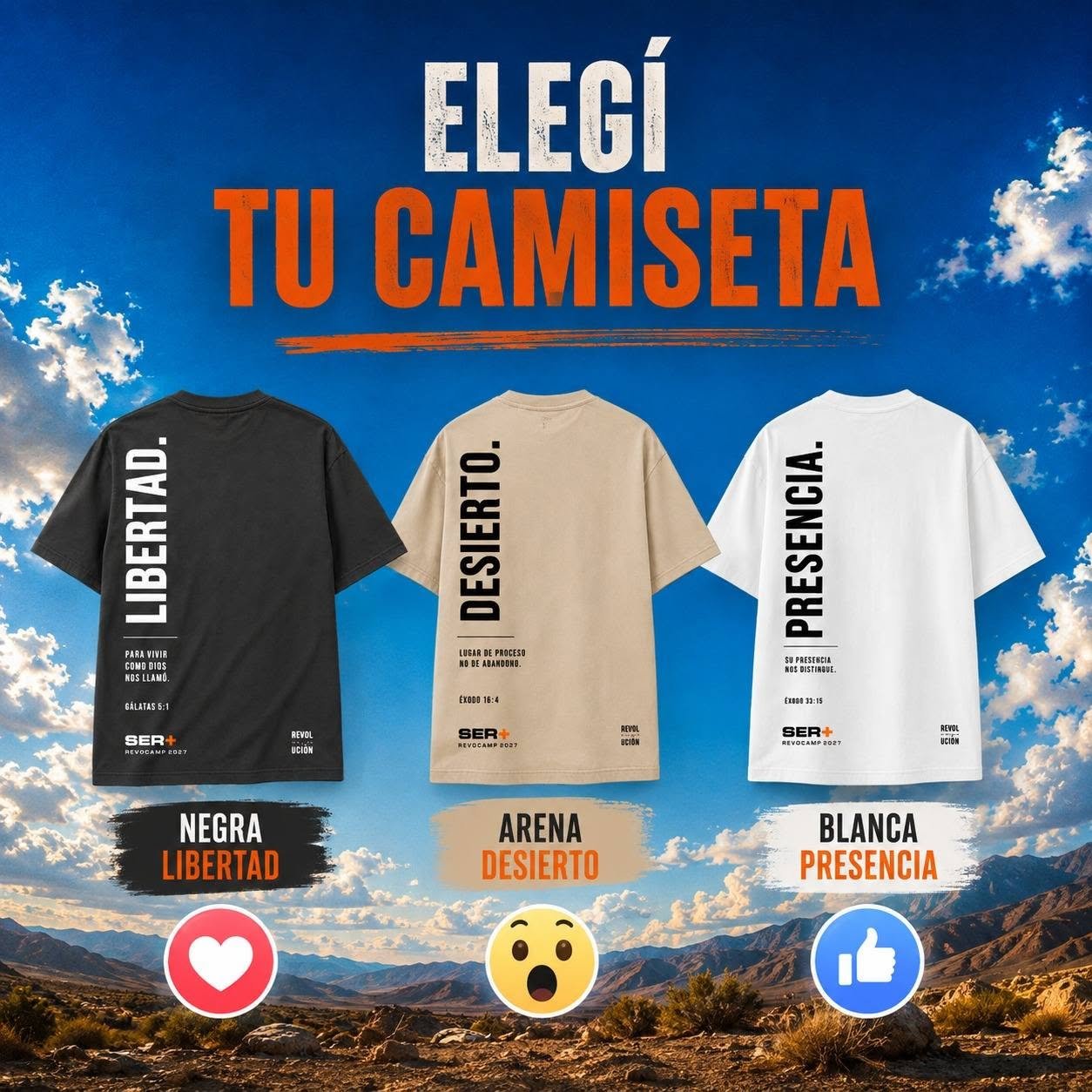 Elegí tu camiseta